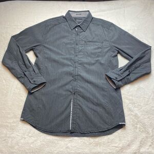 Buckle Black Tailored Fit Button Down Long Sleeve Shirt Size Large
